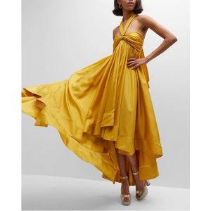 ZIMMERMANN Devi Halter Neck Silk
Dress in Mustard Size AU 1 (US 6) NWT